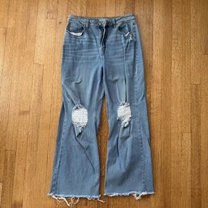 Rewash Super High Rise Distressed Jeans